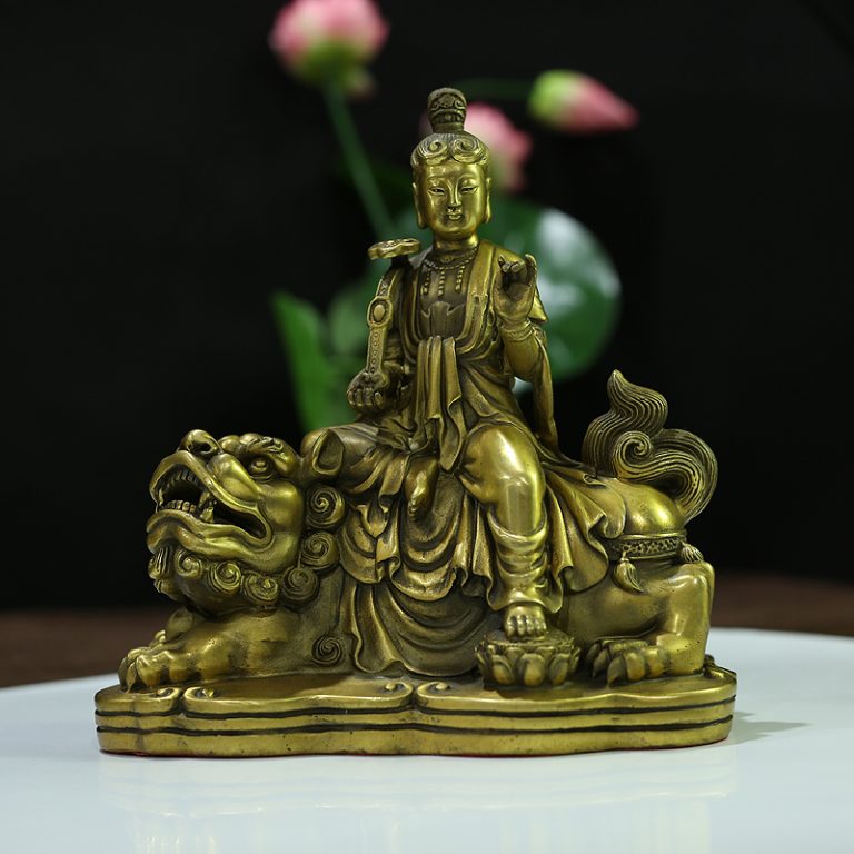 Những kiến thức cần biết về tượng Phật Văn Thù Bồ Tát