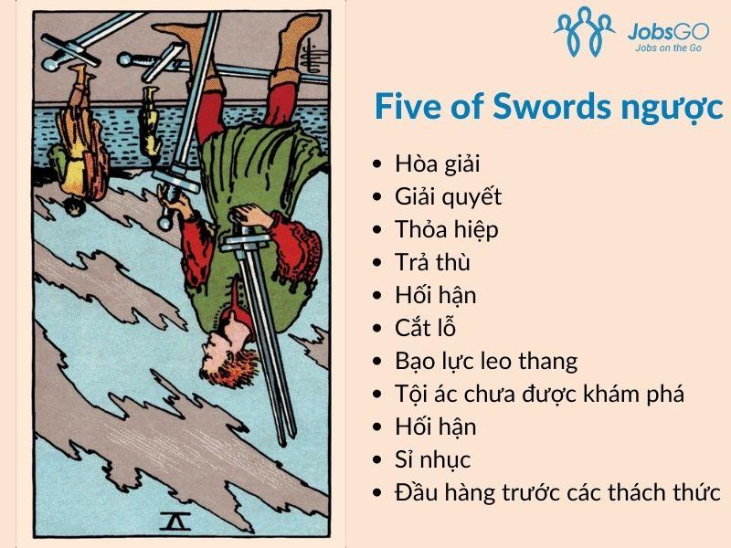 Five of Swords ngược