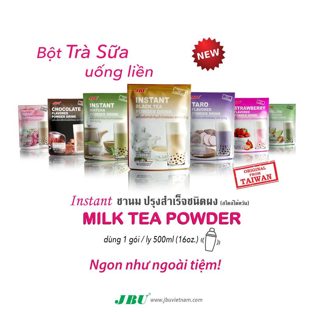 BỘT TRÀ SỮA DÂU PHA SẴN -TRÀ SỮA UỐNG LIỀN VỊ DÂU