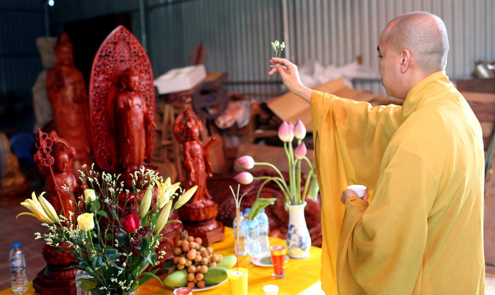 Cách khai quang tượng Phật thờ tư gia chuẩn nhất - Đúc Đồng Bảo Long
