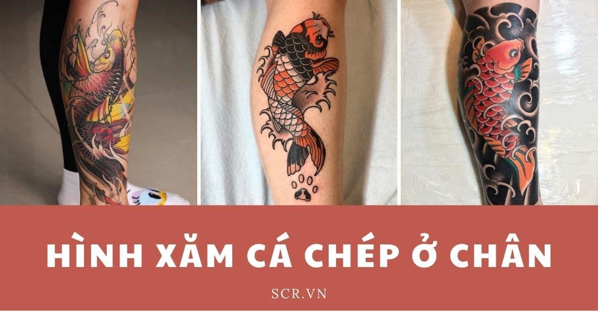 Hình Xăm Cá Chép Vượt Quỷ Môn Quan