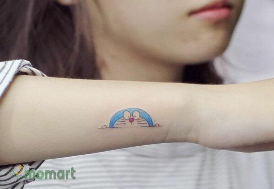 Đáng yêu không thể đỡ nổi với hình họa bì Doraemon mini