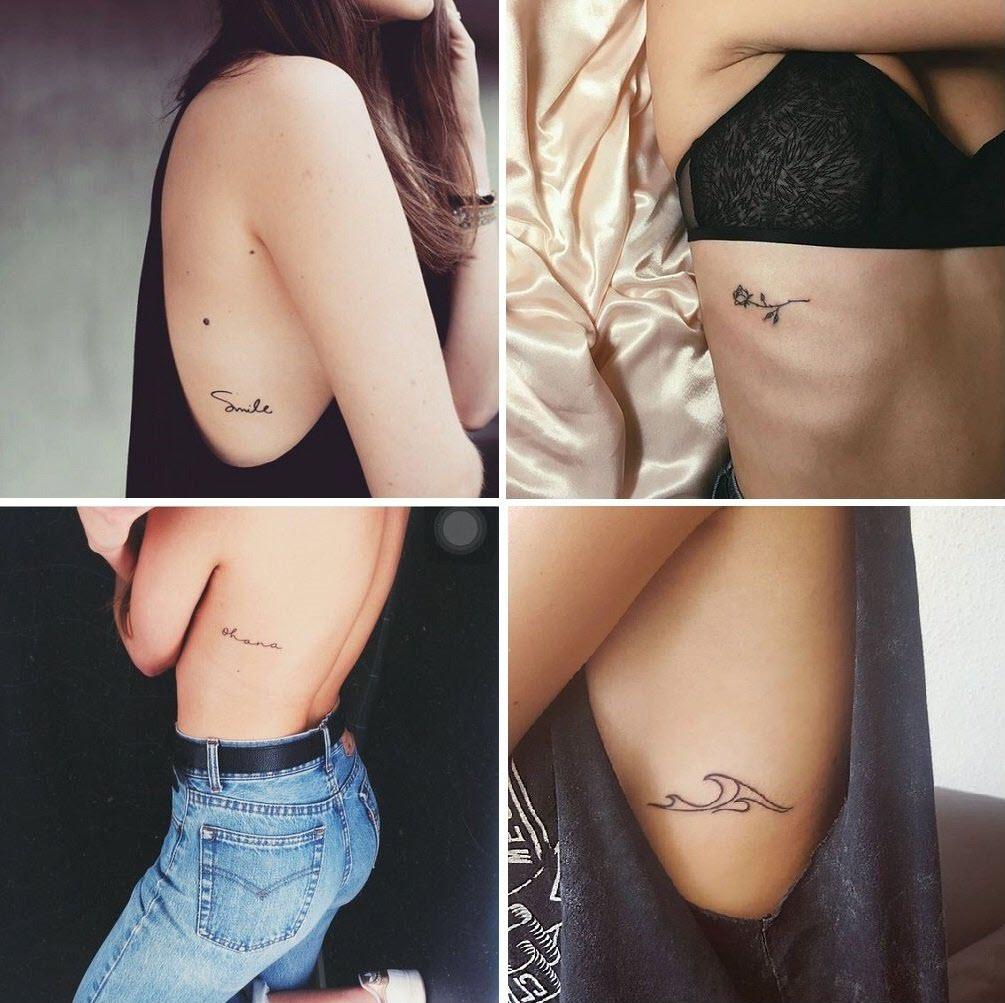 Hình xăm vương miện trên mạn sườn là biểu tượng của sự nữ quyền và quyến rũ cho phụ nữ
