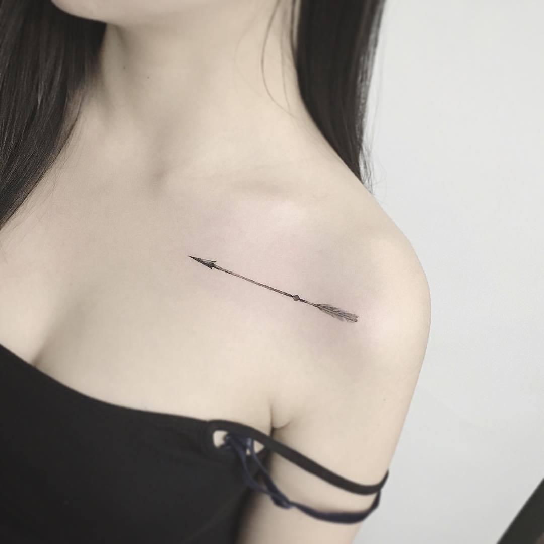 Bộ sưu tập xăm mũi tên mini đẹp nhất