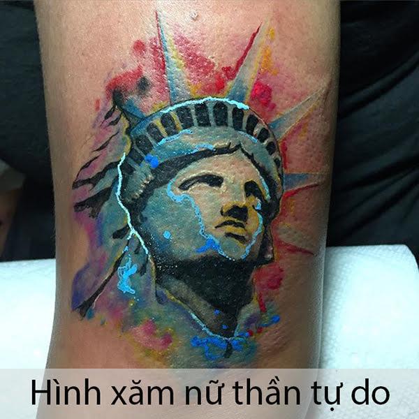 35 mẫu hình xăm tượng nữ thần tự do phá cách cực đẹp