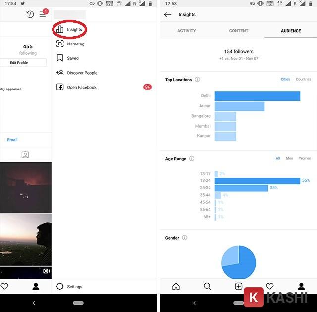Xem ai hay vào Instagram của mình bằng tài khoản doanh nghiệp
