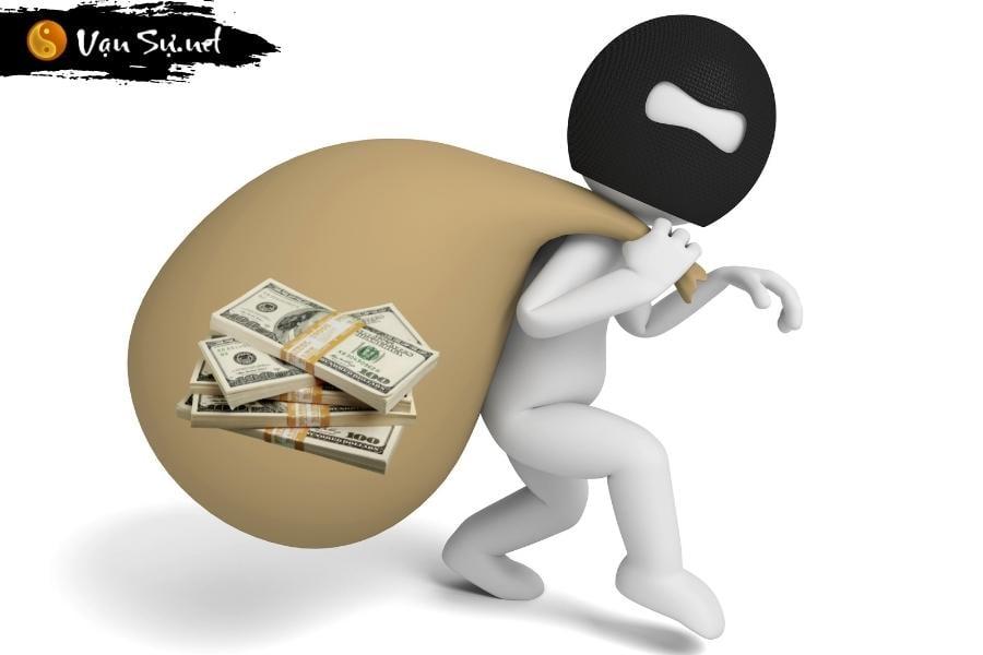 Trộm tiền là điềm gì? Mơ bị trộm tiền hên hay xui? Đánh con gì