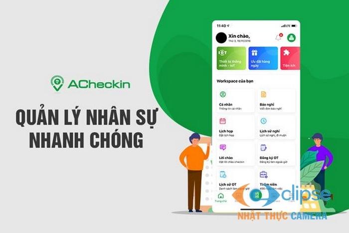 Phần mềm chấm công miễn phí ACheckin.