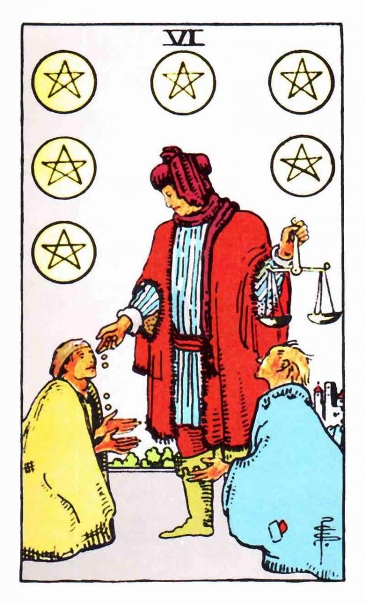 6 of Pentacles