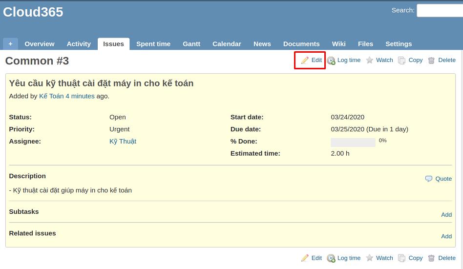 Phê duyệt công việc