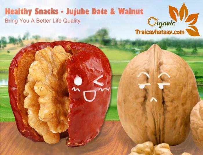 Táo Đỏ Kẹp Óc Chó Jujube (475g)