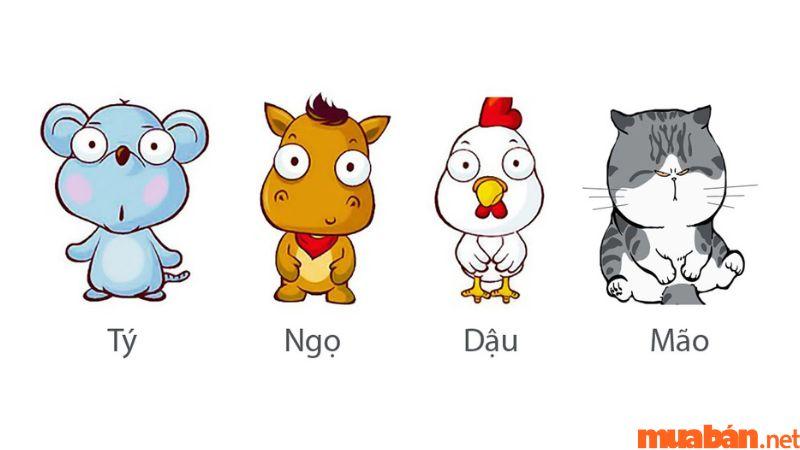 Tý - Ngọ - Mão - Dậu tứ hành xung