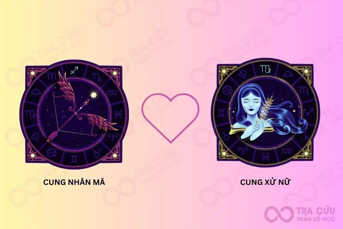 nhân mã và xử nữ